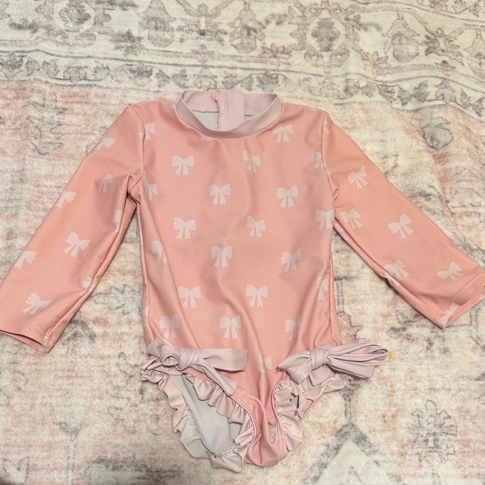 Baby girl swim
